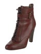 Dolce & Gabbana Leather Lace-Up Boots