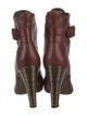 Dolce & Gabbana Leather Lace-Up Boots