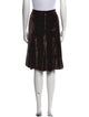 Dolce & Gabbana Lace Trim Embellishment Knee-Length Skirt