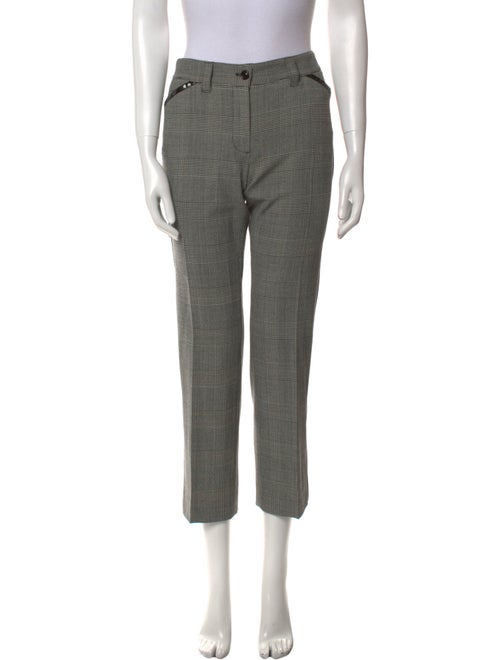 Dolce & Gabbana Virgin Wool Straight Leg Pants