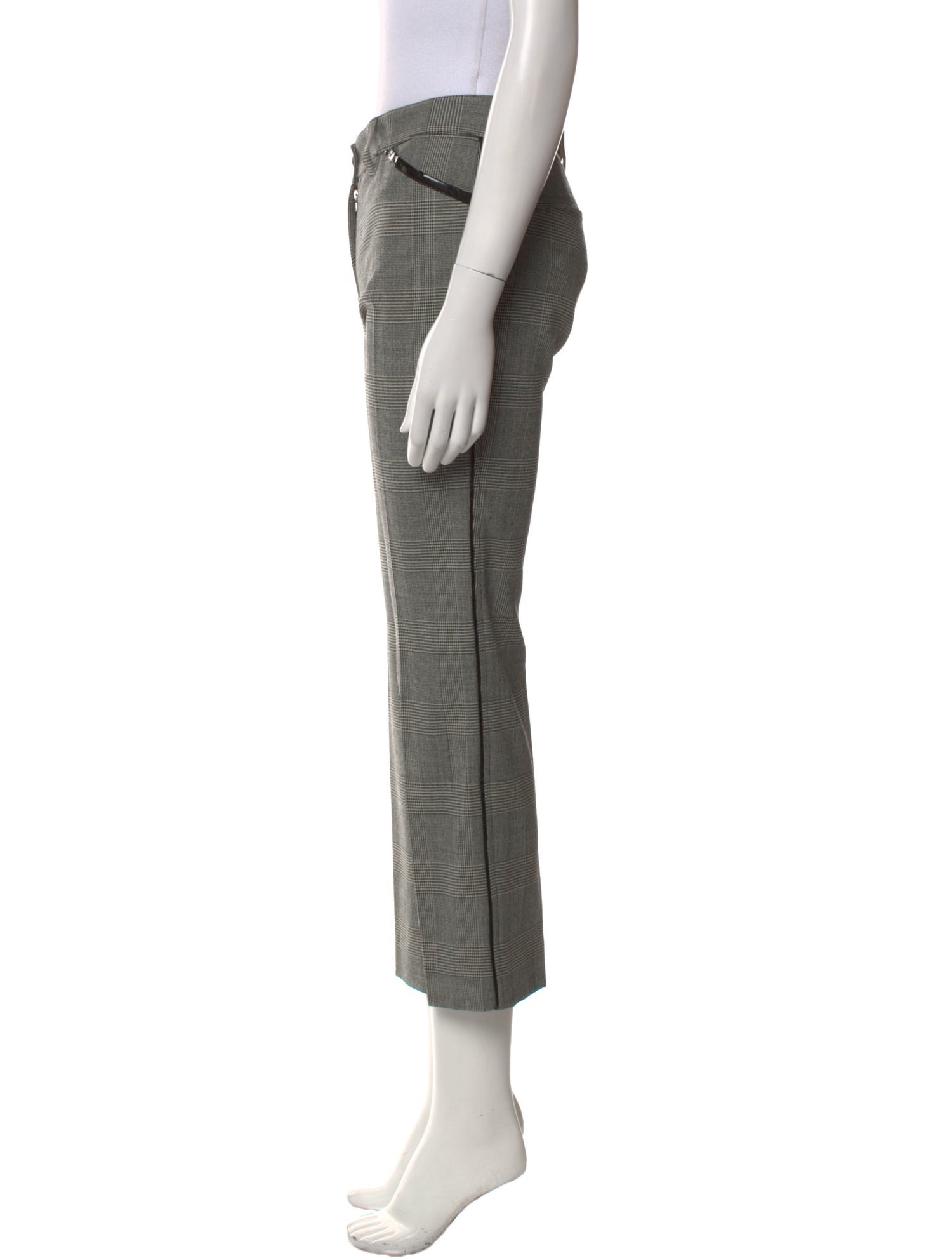 Dolce & Gabbana Virgin Wool Straight Leg Pants