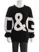 Dolce & Gabbana Virgin Wool Graphic Print Pullover