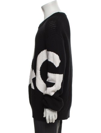 Dolce & Gabbana Virgin Wool Graphic Print Pullover