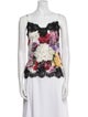 Dolce & Gabbana Silk Floral Print Top