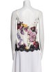 Dolce & Gabbana Silk Floral Print Top