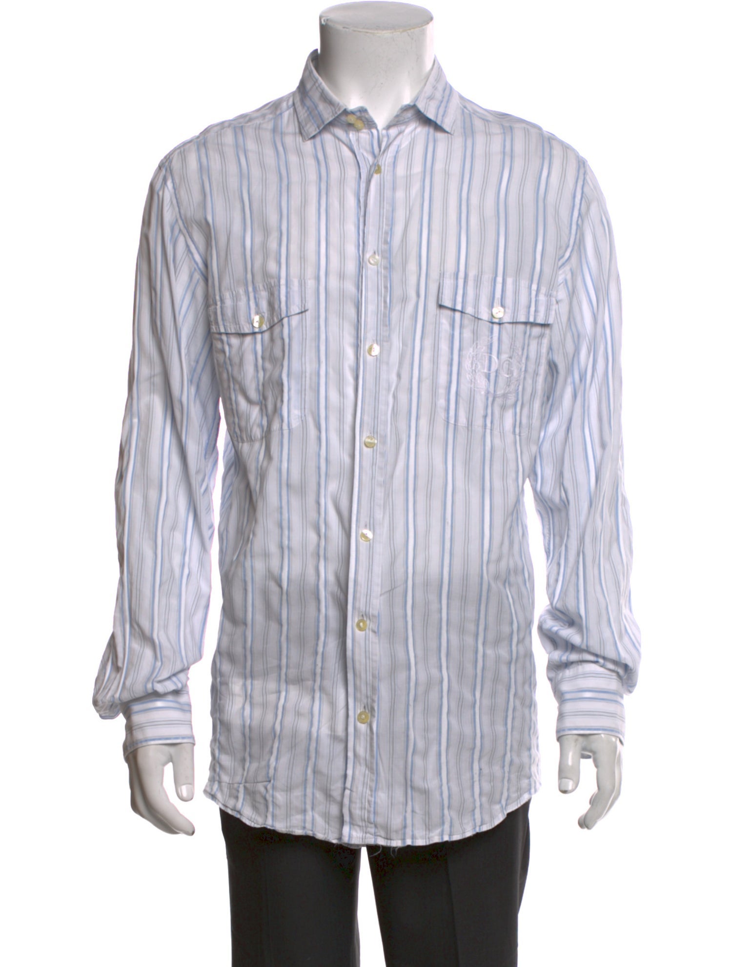 Dolce & Gabbana Striped Long Sleeve Shirt