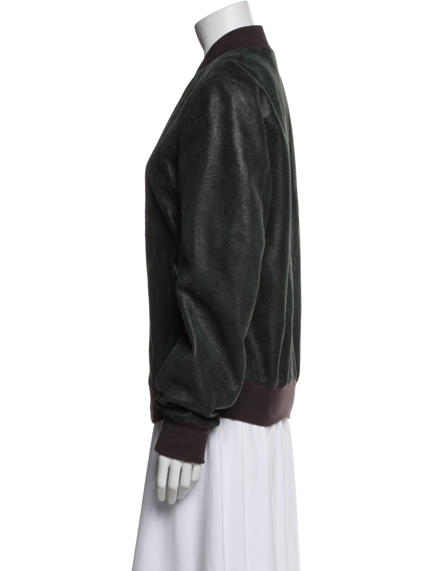 Dolce & Gabbana Lamb Leather Bomber Jacket