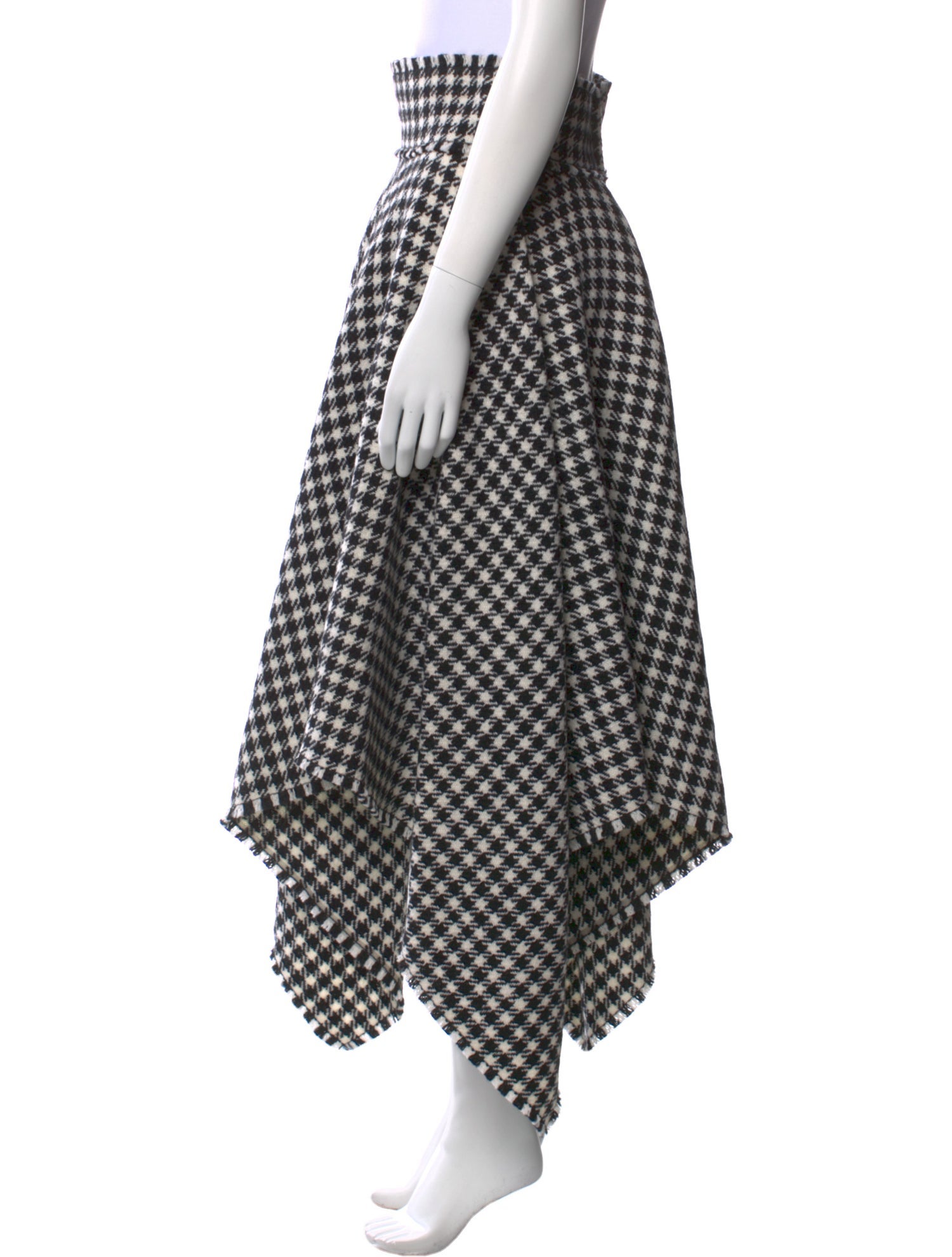 Dolce & Gabbana Virgin Wool Midi Length Skirt