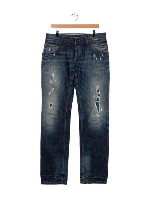 Dolce & Gabbana Mid-Rise Straight Leg Jeans