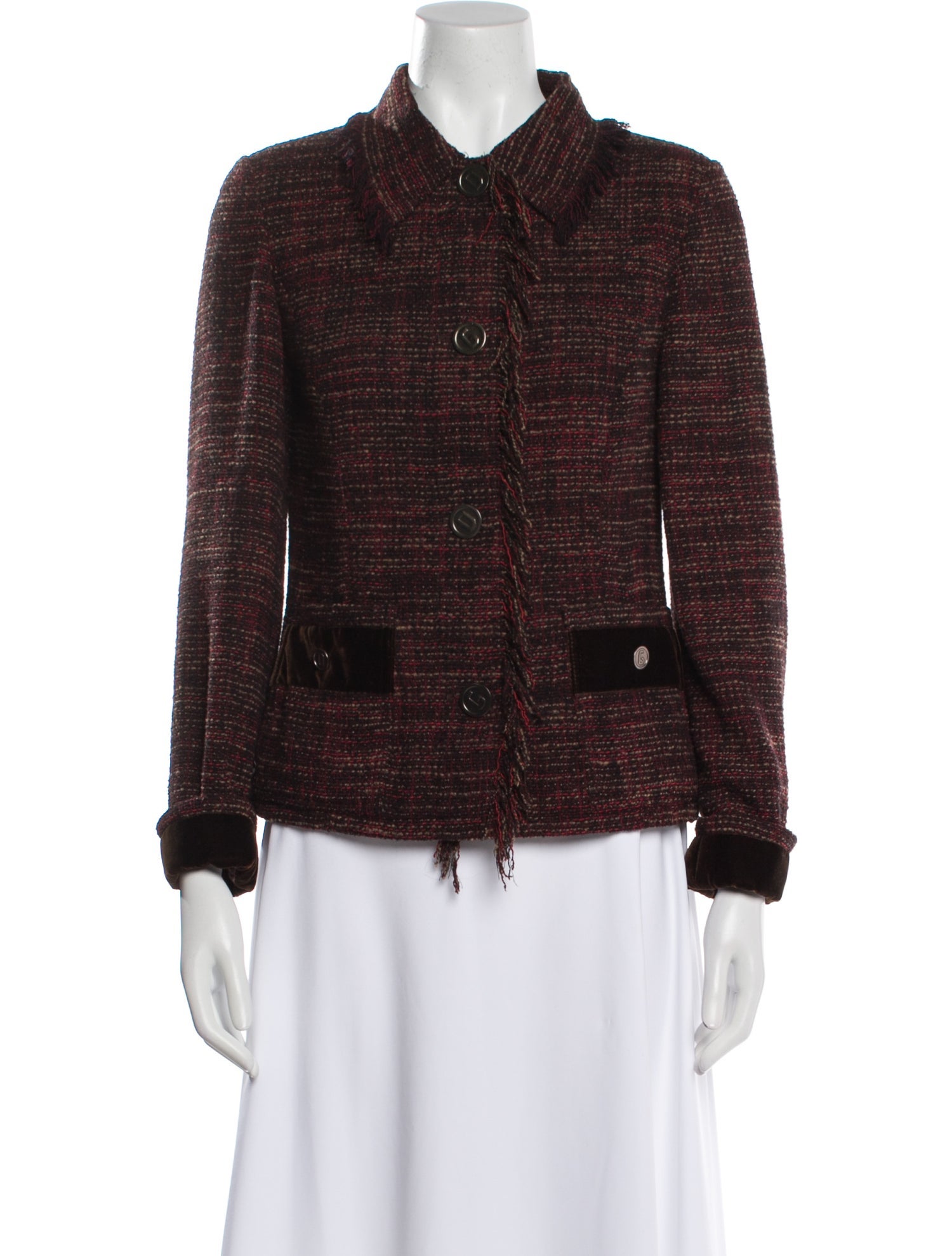 Dolce & Gabbana Alpaca Tweed Pattern Evening Jacket