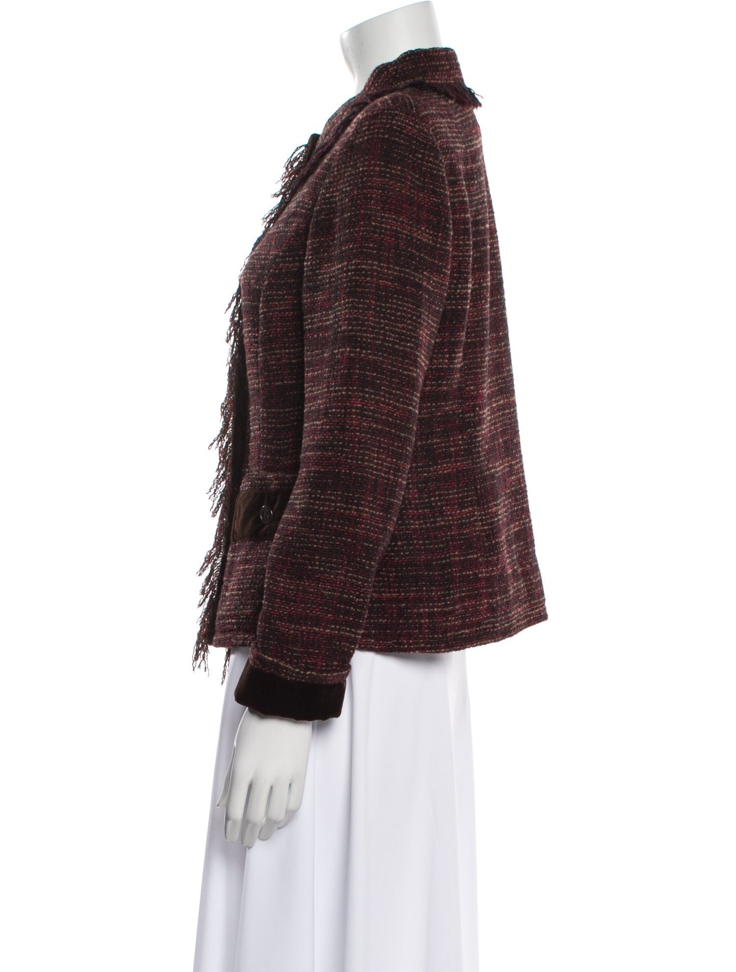 Dolce & Gabbana Alpaca Tweed Pattern Evening Jacket