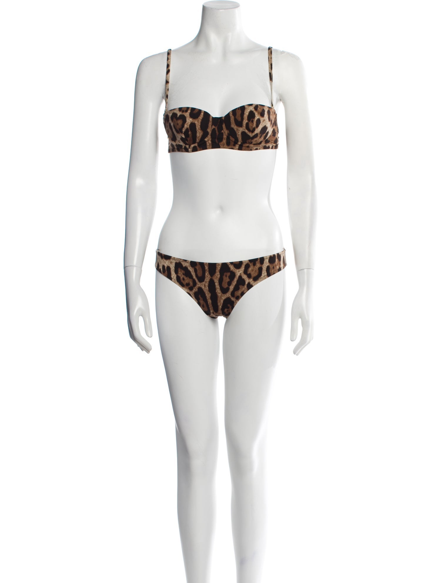 Dolce & Gabbana Animal Print Bikini w/ Tags