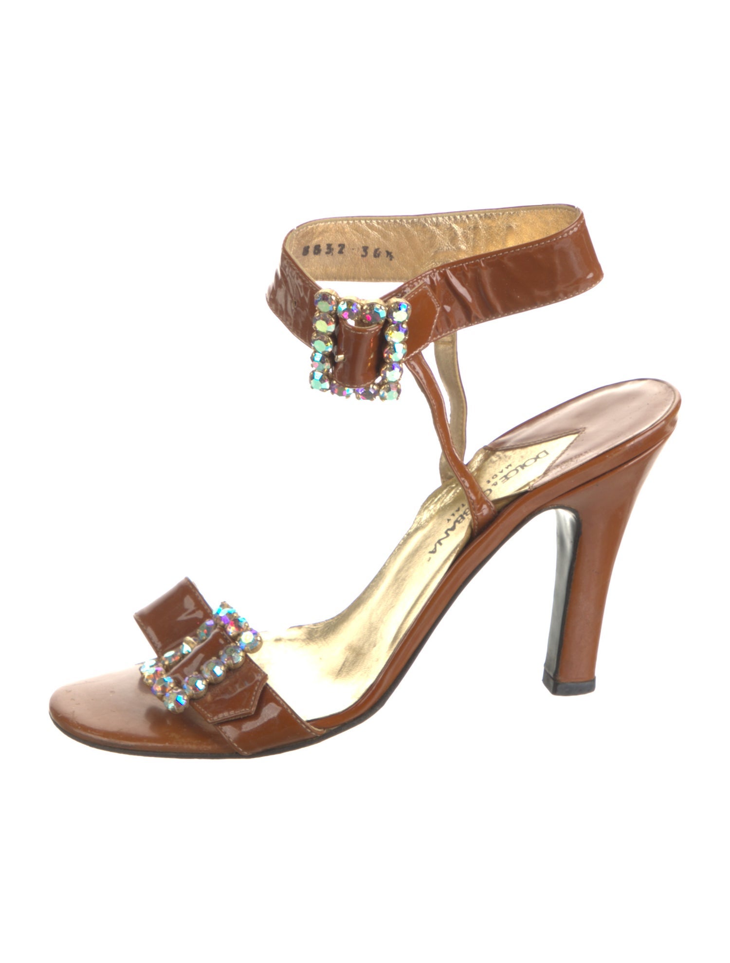 Dolce & Gabbana Patent Leather Sandals