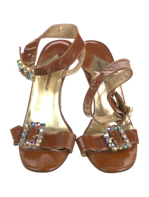 Dolce & Gabbana Patent Leather Sandals