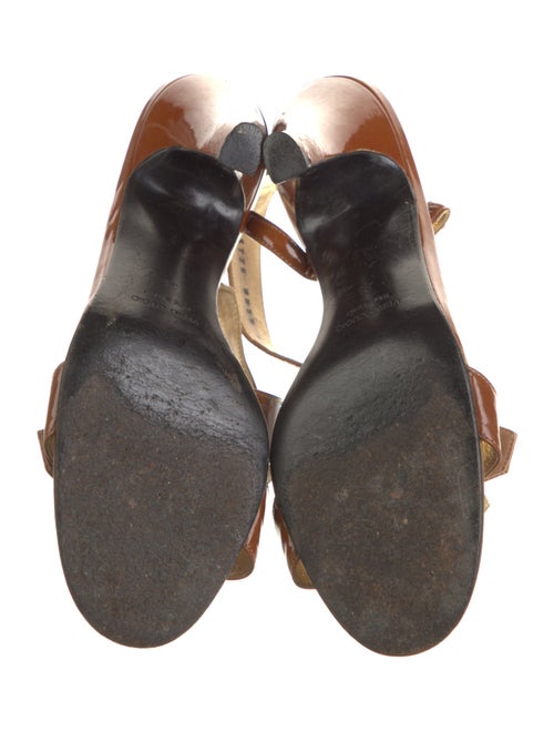 Dolce & Gabbana Patent Leather Sandals