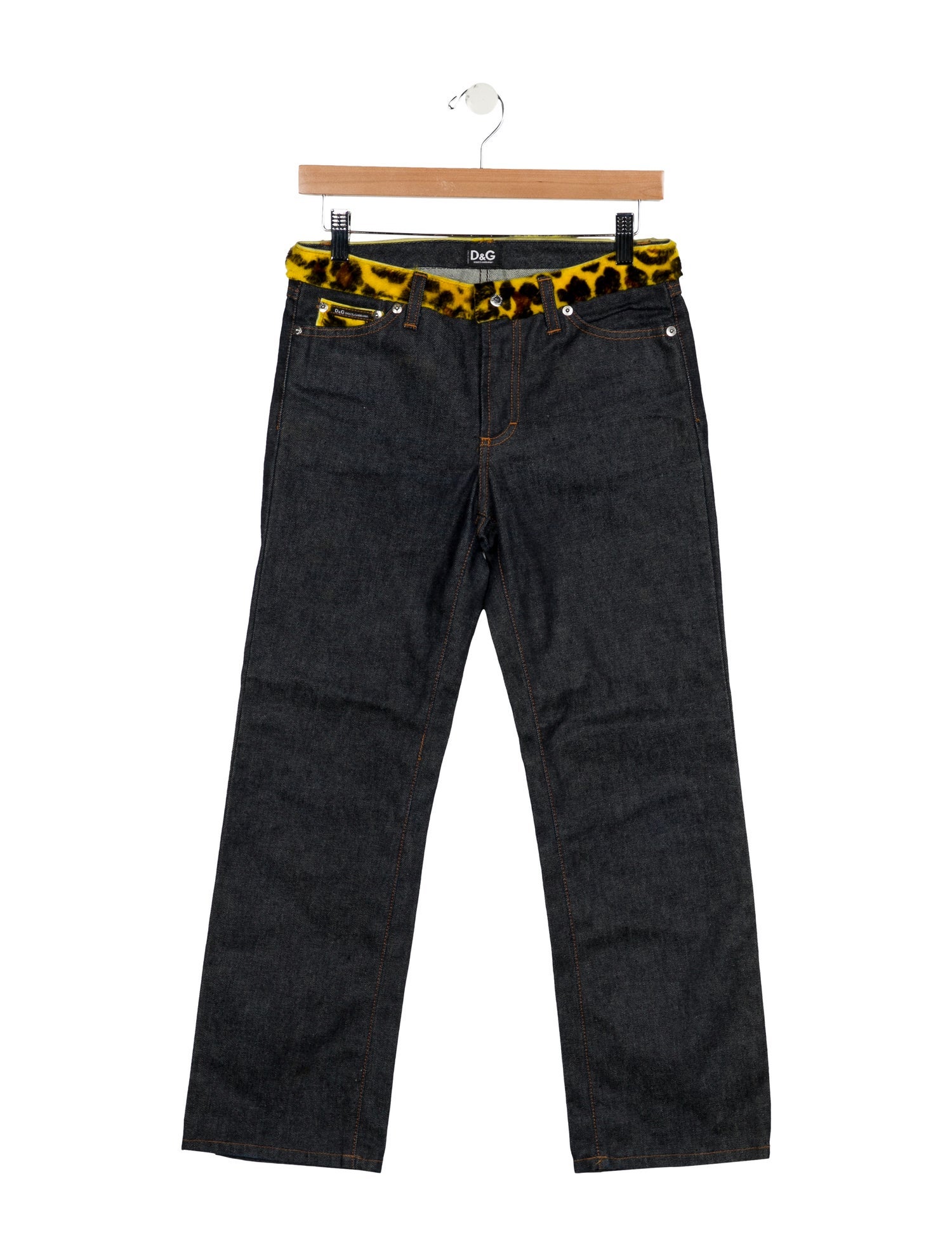 D&G Mid-Rise Straight Leg Jeans