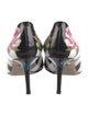 Dolce & Gabbana Leather Floral Print Pumps