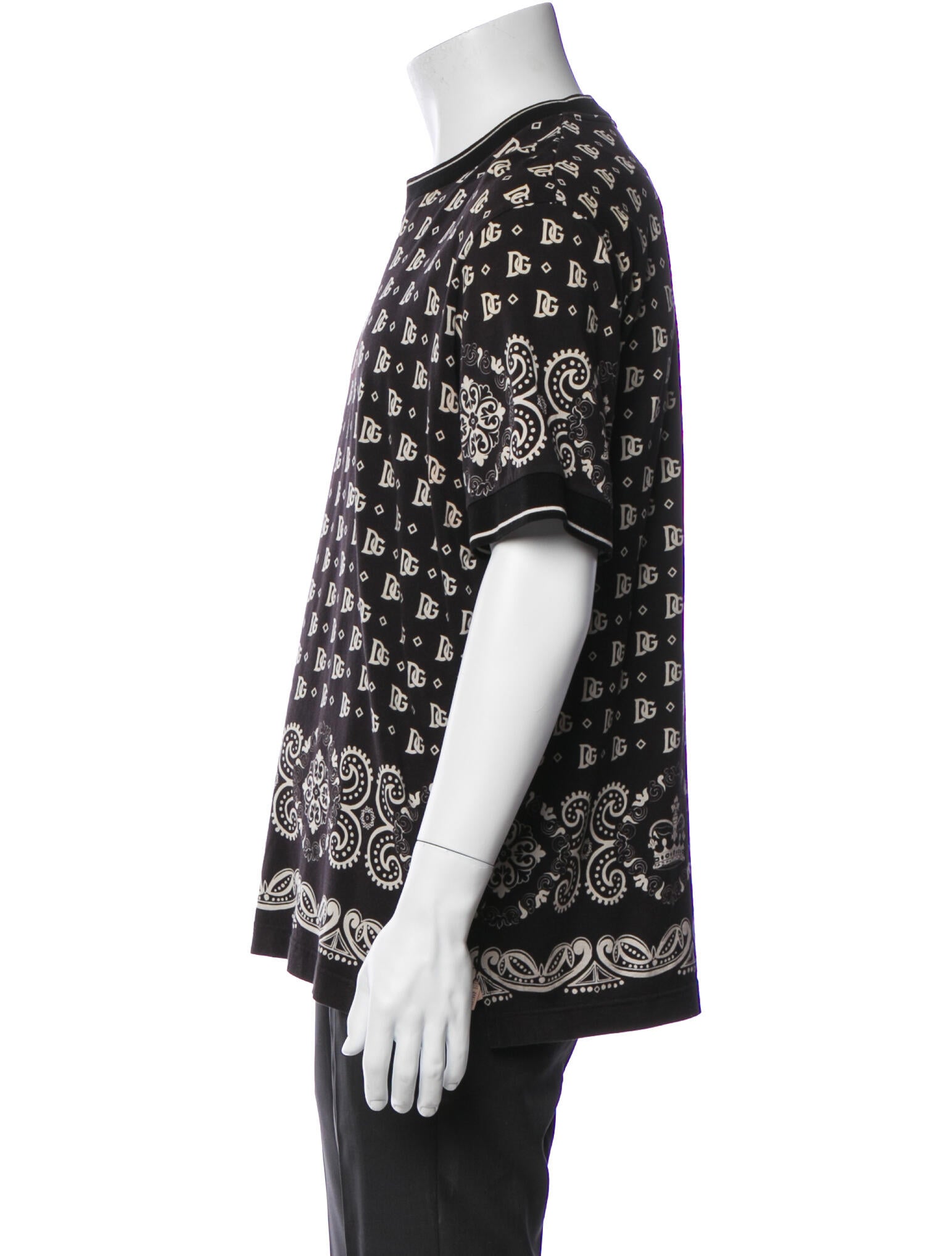 Dolce & Gabbana Printed Crew Neck T-Shirt