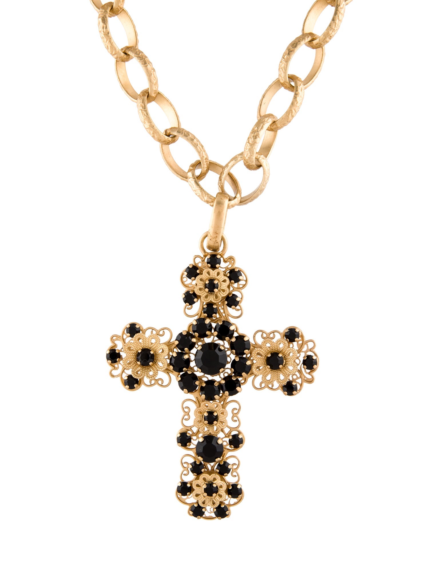 Dolce & Gabbana x Kim Filigree Cross Necklace