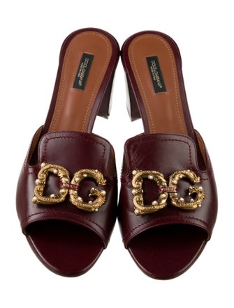 Dolce & Gabbana Leather Slides