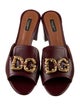 Dolce & Gabbana Leather Slides