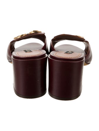 Dolce & Gabbana Leather Slides