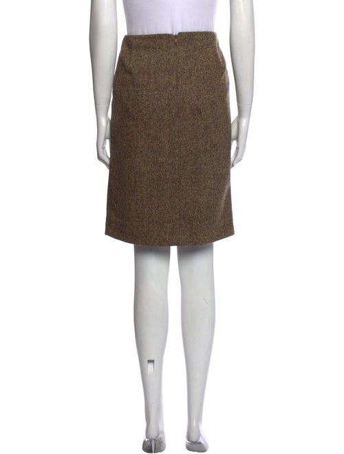 Dolce & Gabbana Lambswool Knee-Length Skirt