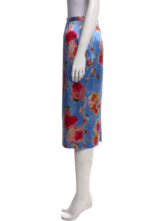Dolce & Gabbana Silk Knee-Length Skirt