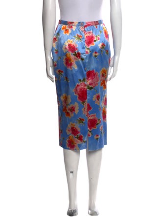 Dolce & Gabbana Silk Knee-Length Skirt