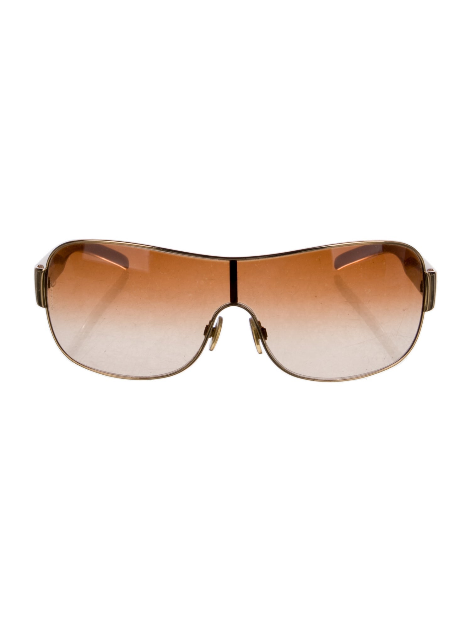 Dolce & Gabbana Shield Gradient Sunglasses
