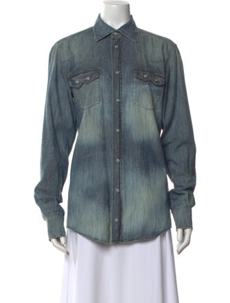 Dolce & Gabbana Long Sleeve Button-Up Top