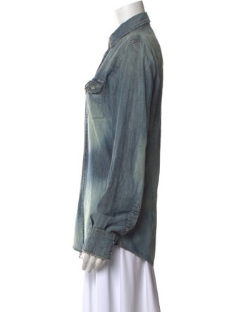 Dolce & Gabbana Long Sleeve Button-Up Top