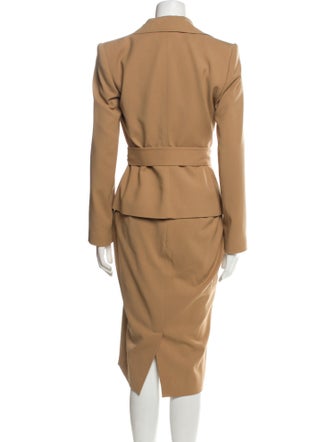 Dolce & Gabbana Virgin Wool Skirt Suit