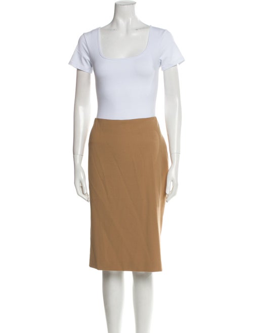 Dolce & Gabbana Virgin Wool Skirt Suit