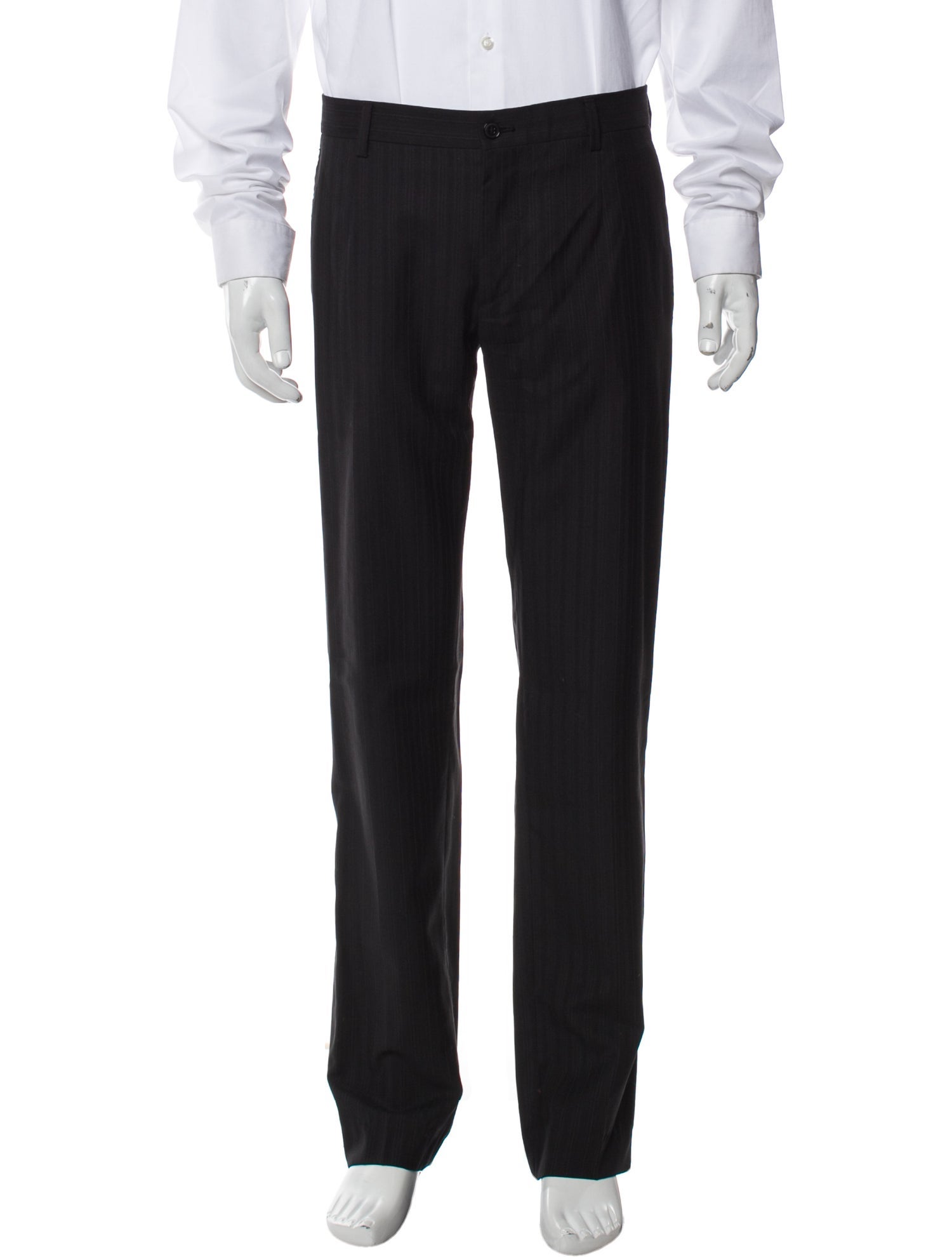 Dolce & Gabbana Virgin Wool Dress Pants