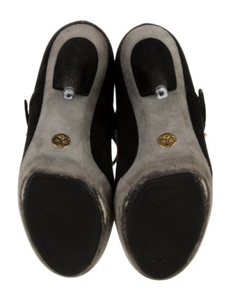 Dolce & Gabbana Suede Colorblock Pattern Pumps