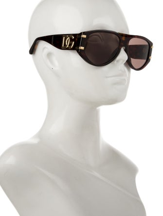 Dolce & Gabbana Oversize Tinted Sunglasses