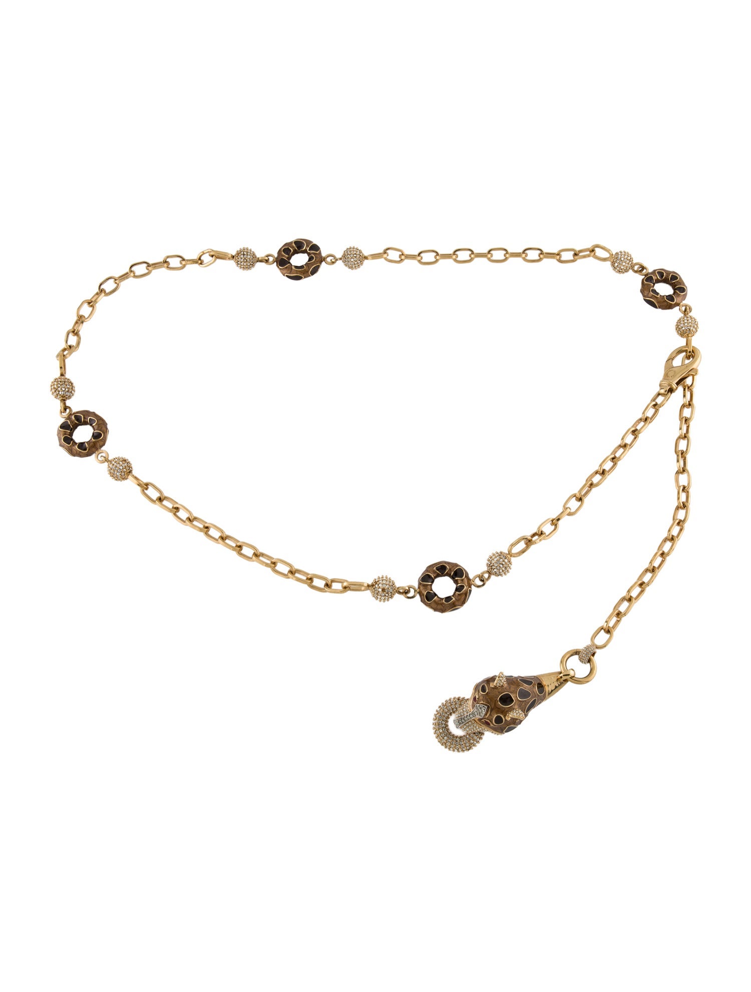 Dolce & Gabbana Skinny Metal Waist Belt