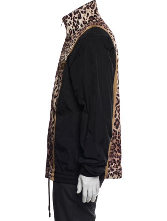 Dolce & Gabbana Animal Print Windbreaker