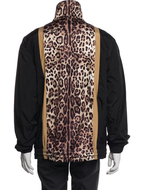 Dolce & Gabbana Animal Print Windbreaker