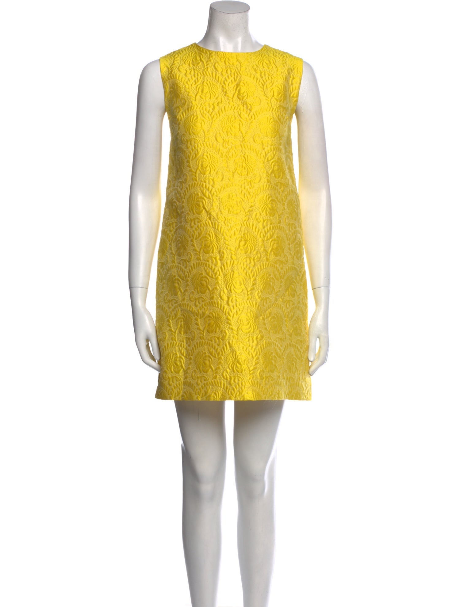 Dolce & Gabbana Crew Neck Mini Dress