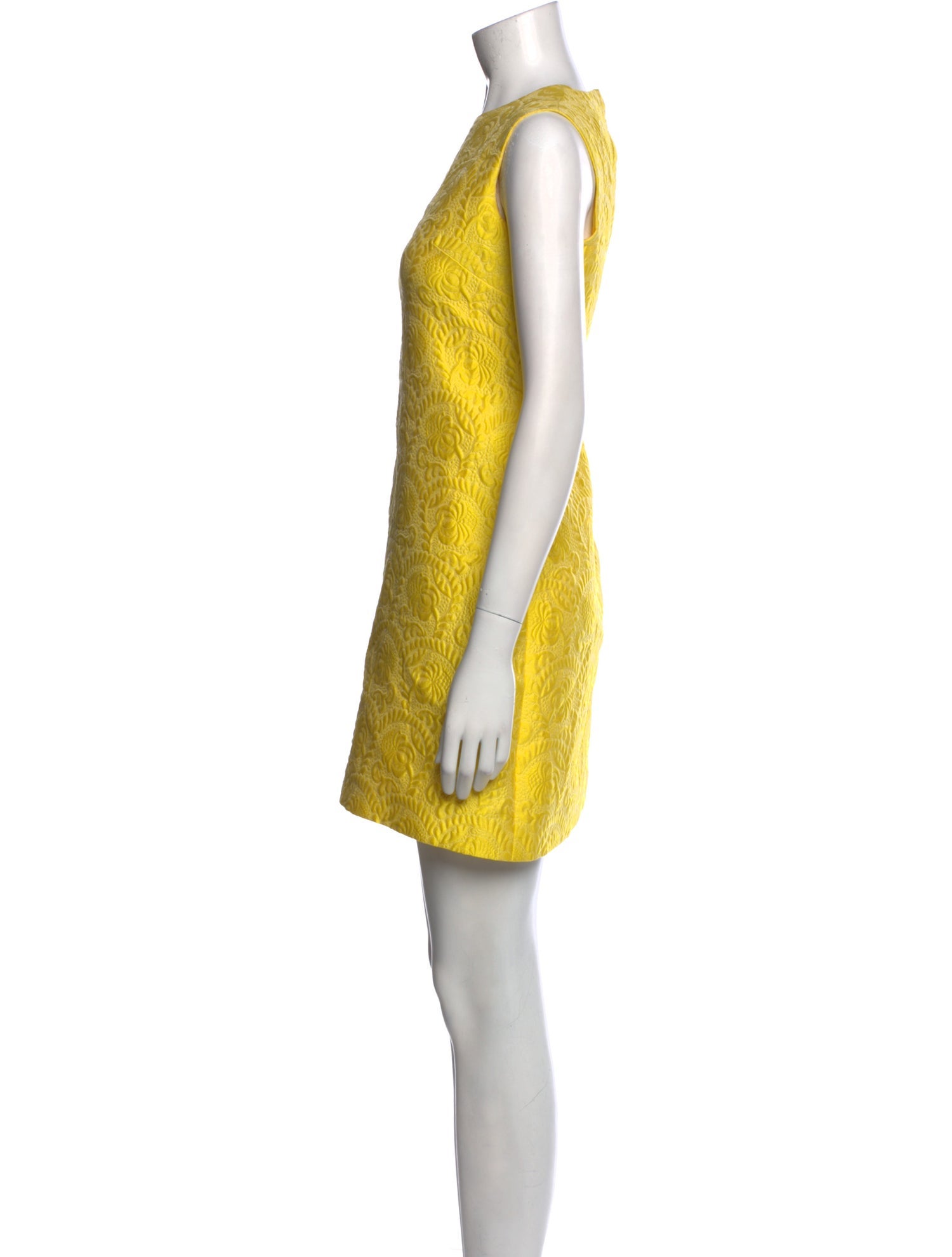 Dolce & Gabbana Crew Neck Mini Dress