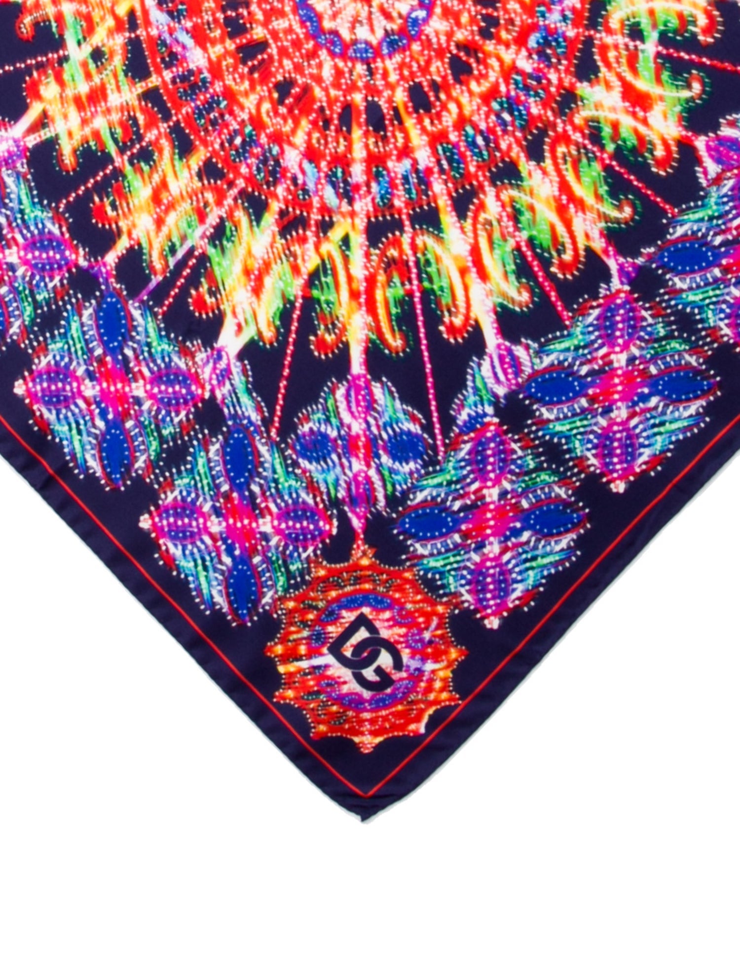 Dolce & Gabbana Silk Printed Scarf