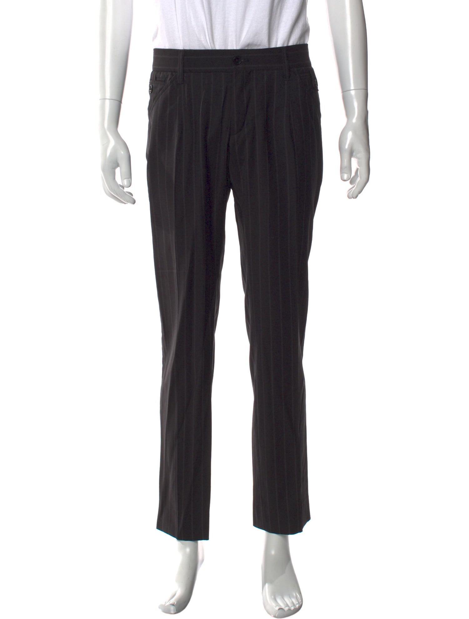 Dolce & Gabbana Virgin Wool Dress Pants