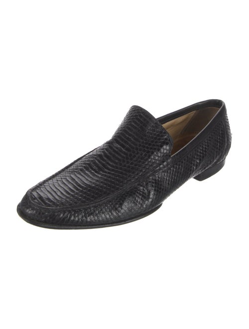 Dolce & Gabbana Python Dress Loafers