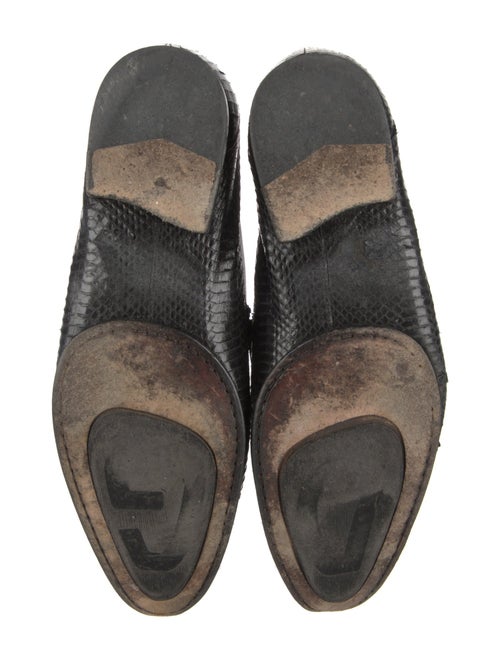 Dolce & Gabbana Python Dress Loafers