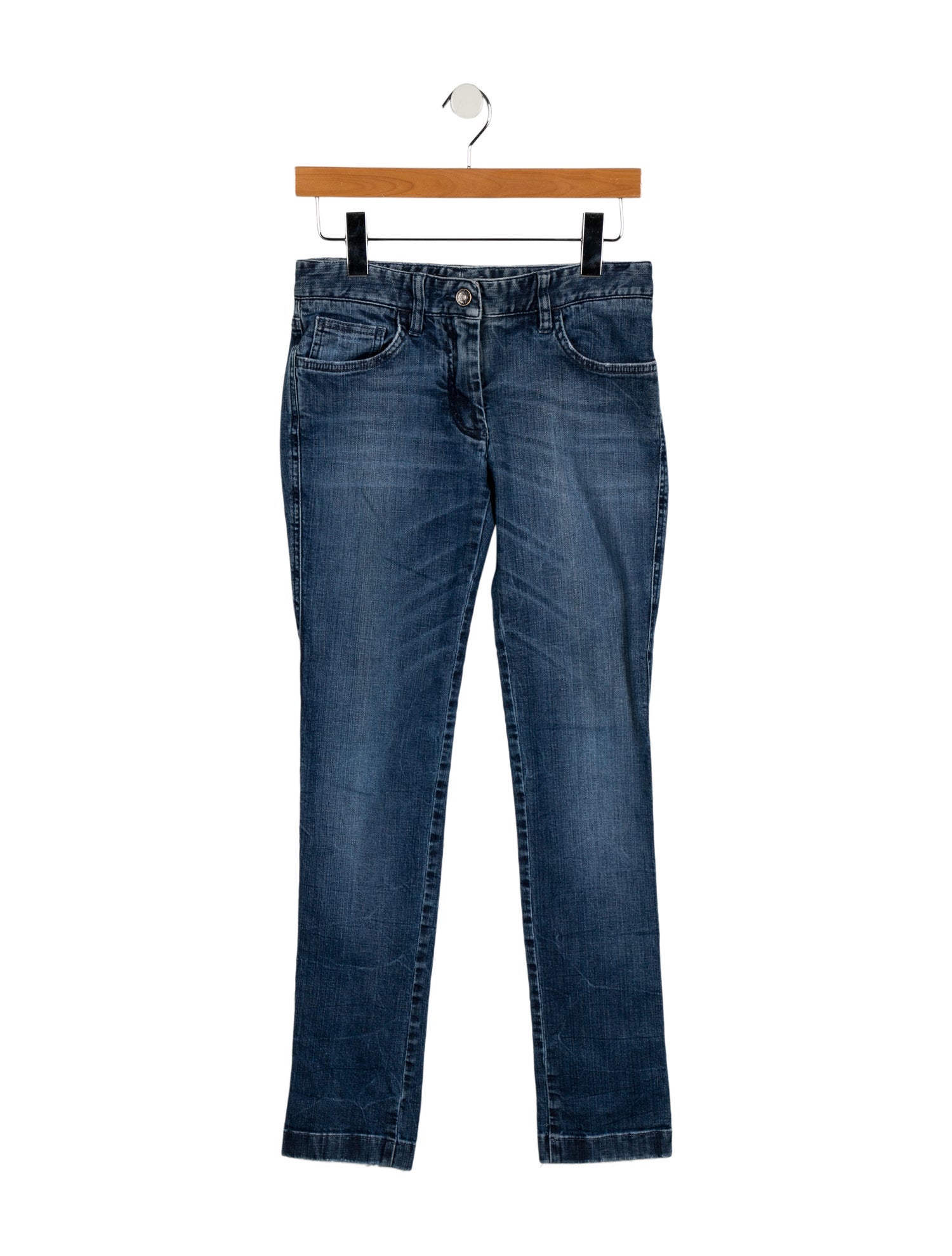 Dolce & Gabbana Mid-Rise Straight Leg Jeans