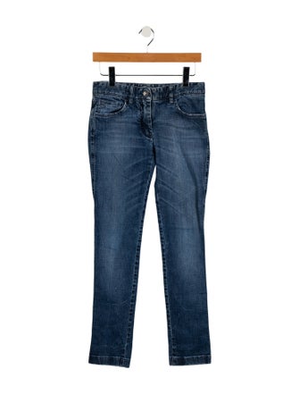 Dolce & Gabbana Mid-Rise Straight Leg Jeans