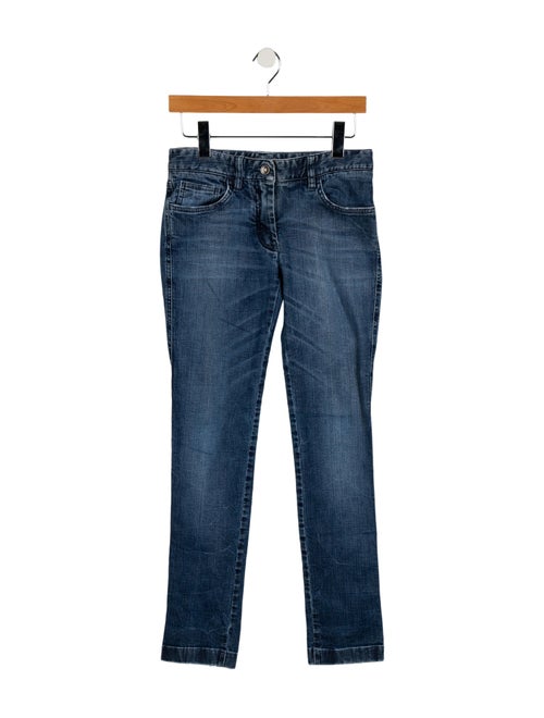 Dolce & Gabbana Mid-Rise Straight Leg Jeans