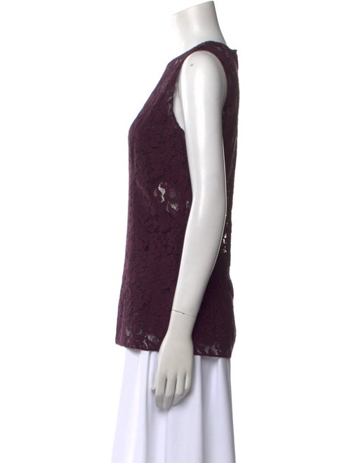 Dolce & Gabbana Lace Crew Neck Top